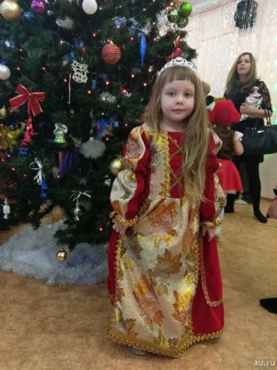 Лот: 12821612. Фото: 1. Костюм новогодний Платье королевы. Детские карнавальные, праздничные костюмы