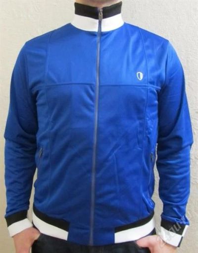 Лот: 1326772. Фото: 1. Олимпийка Ben Sherman Zip синяя... Легкие куртки, толстовки