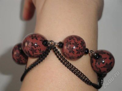 Лот: 668739. Фото: 1. Изделия из полимерной глины,браслет... Браслеты