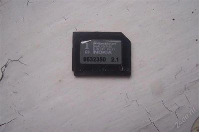 Лот: 1505742. Фото: 1. карта памяти 1gb nokia dv-rs-mmc... Карты памяти