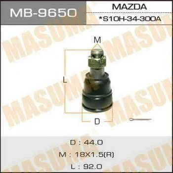 Лот: 11417349. Фото: 1. Шаровая опора "Masuma" front low... Ходовая, подвеска, рулевое управление
