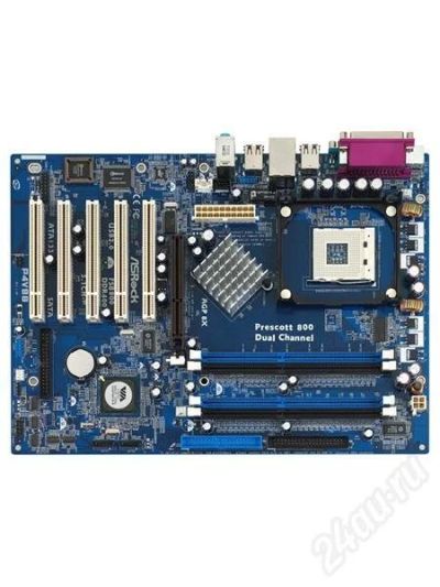Лот: 684713. Фото: 1. Материнская плата Asrock P4V88... Материнские платы