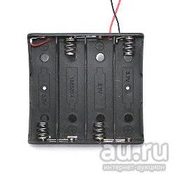 Лот: 13459002. Фото: 1. Держатель для четырёх аккумуляторов... Другое (радиодетали  (электронные компоненты))