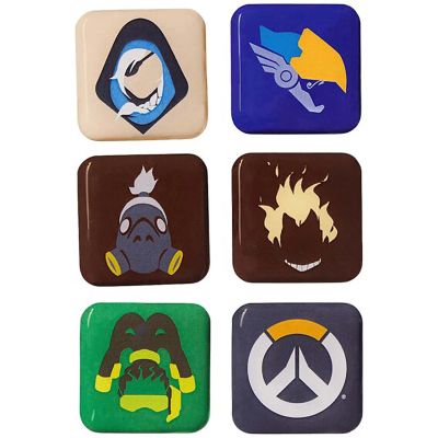 Лот: 24551190. Фото: 1. Набор магнитов Overwatch Cерия... Другое (сувениры, подарки)