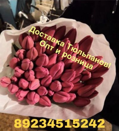 Лот: 4989432. Фото: 1. Тюльпаны Оптом и Розницу 89234515242. Подарки на 8 марта