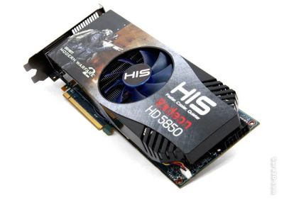 Лот: 9264851. Фото: 1. HIS Radeon HD5850 iCooler V Turbo... Видеокарты