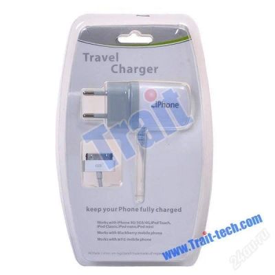 Лот: 1500419. Фото: 1. Travel charger for Iphone(Ipod... Разное