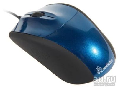 Лот: 14291893. Фото: 1. Мышь SmartBuy SBM-325-B USB, синяя. Клавиатуры и мыши