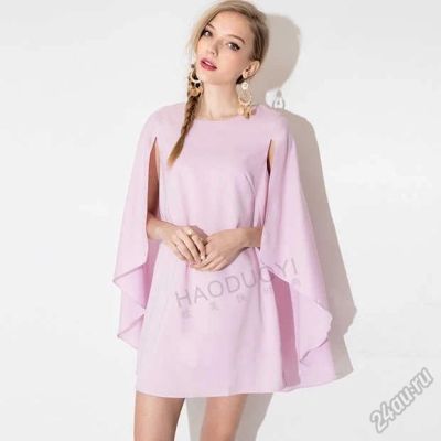 Лот: 5670954. Фото: 1. Шикарное новое платье-кейп. Платья