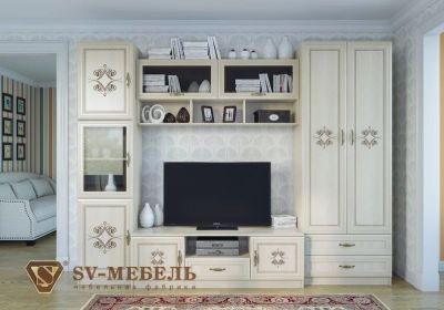 Лот: 7052731. Фото: 1. Стенка горка для зала Гамма-18. Гостиные, стенки, горки
