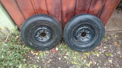 Лот: 14726695. Фото: 1. колеса от Nissan Atlas. Шины