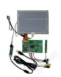 Лот: 938821. Фото: 1. Монитор 8" VGA 800x600 плюс сенсорный... Мониторы, DVD