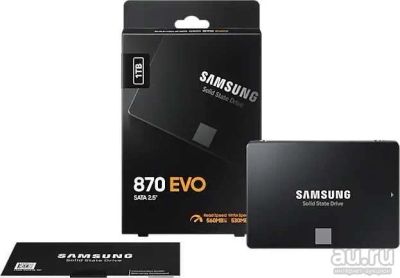 Лот: 17846646. Фото: 1. SSD SATA 1Tb 2.5" Samsung 870... SSD-накопители