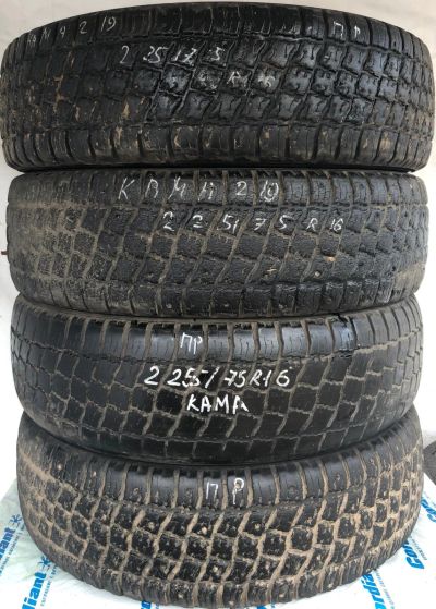 Лот: 14297761. Фото: 1. Шина 225/75 R16 225/75/16 Kama... Шины