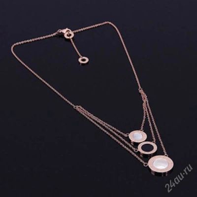 Лот: 1403488. Фото: 1. Ожерелье Bvlgari. 18К напыление... Колье