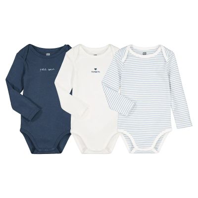 Лот: 24145745. Фото: 1. Комплект из трех боди для LaRedoute. Ползунки, распашонки, слипы