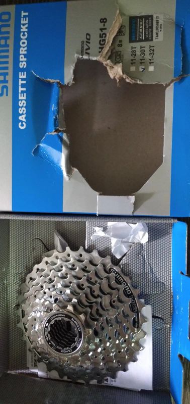 Лот: 19312585. Фото: 1. Кассета Shimano alivio HG51-8. Запчасти