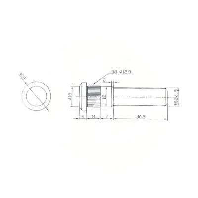 Лот: 20925510. Фото: 1. Шпилька колесная M12 x 1.5 х 49... Ходовая, подвеска, рулевое управление