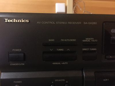 Лот: 17077490. Фото: 1. Ресивер Technics SA-GX280. Ресиверы