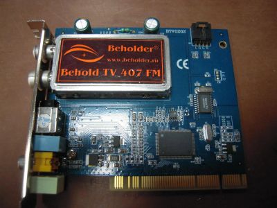 Лот: 6763228. Фото: 1. Тв тюнер. PCI Behold TV 407 FM... ТВ-тюнеры и карты захвата