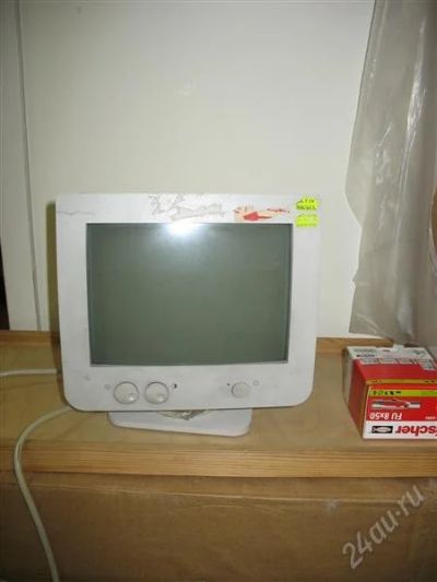 Лот: 2368939. Фото: 1. Монитор Super VGA Monochrome Monitor. ЭЛТ-мониторы