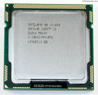 Лот: 5066126. Фото: 1. Процессор Intel Core i5-650 (3200MHz... Процессоры