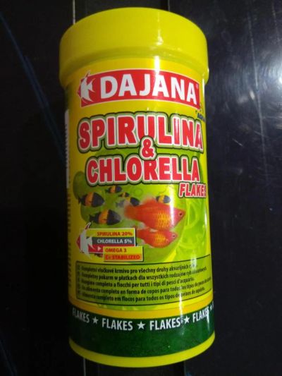Лот: 9397414. Фото: 1. Корм Dajana spirulina chorella... Корма