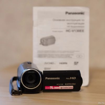 Лот: 13078629. Фото: 1. Видеокамера Panasonic HC-V130... Видеокамеры