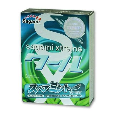 Лот: 24255089. Фото: 1. Презервативы Sagami Xtreme Мята... Презервативы
