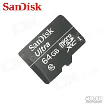 Лот: 10768895. Фото: 1. MicroSD 10 class Sandisc. Карты памяти