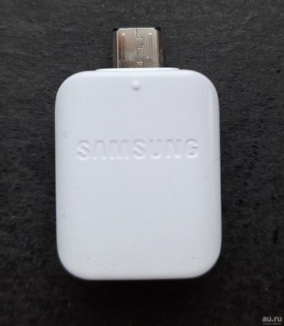 Лот: 17009042. Фото: 1. Переходник Samsung microUSB -... Дата-кабели, переходники