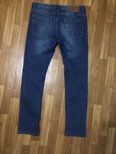 Лот: 9382003. Фото: 1. Джинсы синие мужские slim fit... Брюки, джинсы, шорты