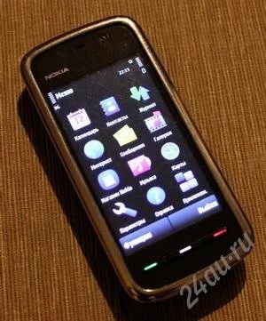 Лот: 1710817. Фото: 1. Nokia 5230 NAVI BLACK CHROME б... Смартфоны