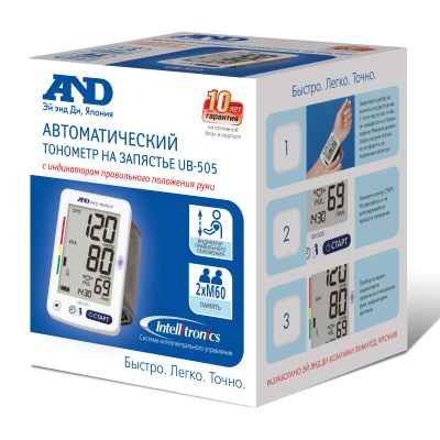Лот: 23987362. Фото: 1. Эй энд Ди тонометр UB-505 автомат... Медицинские товары