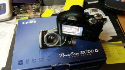 Лот: 9074720. Фото: 1. Фотоаппарат canon sx100 is. Цифровые компактные
