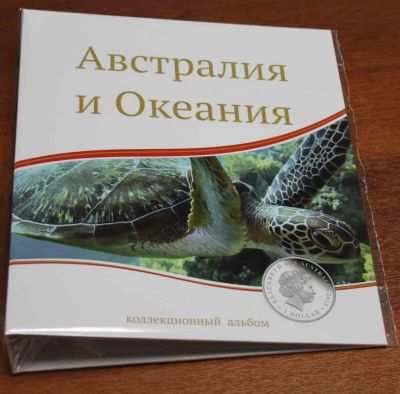 Лот: 8913224. Фото: 1. Альбом для монет Австралия и Океания... Аксессуары, литература