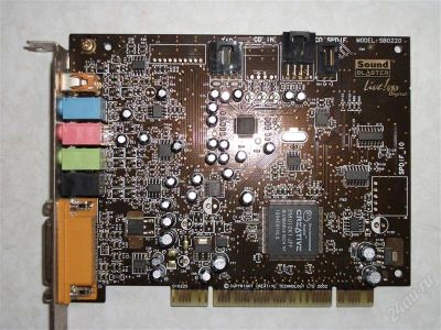 Лот: 932813. Фото: 1. sound blaster live 5.1 digital. Звуковые карты