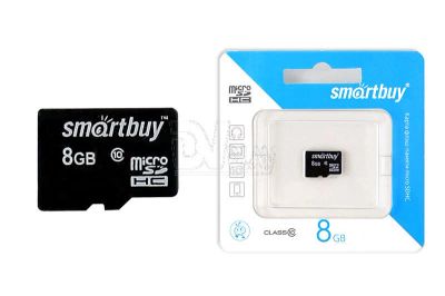 Лот: 13007418. Фото: 1. MicroSD/ TF SmartBuy 8GB; 10 Clas... Карты памяти