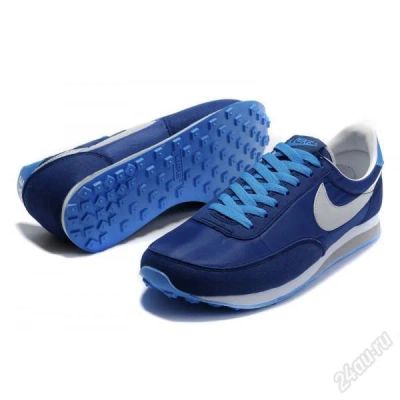 Лот: 1815710. Фото: 1. Nike waffle синии (nike adidas... Кеды, кроссовки, слипоны