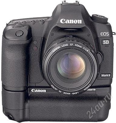 Лот: 1853942. Фото: 1. Canon 5D MarkII+батарейный блок... Цифровые зеркальные