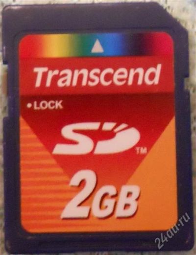 Лот: 2911710. Фото: 1. Карта памяти SD Transcend 2GB. Карты памяти