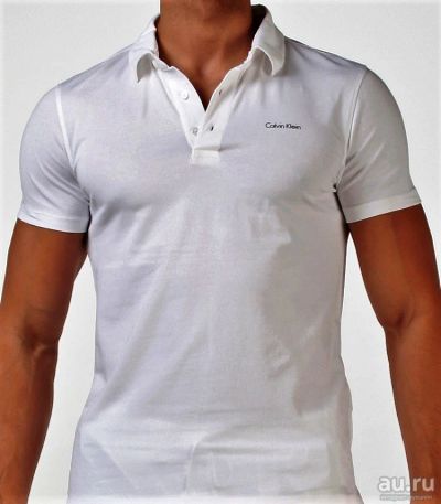 Лот: 13236425. Фото: 1. Облегающее поло Calvin Klein. Футболки, поло