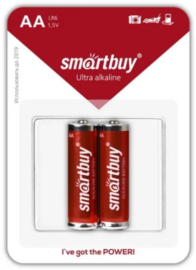Лот: 7289840. Фото: 1. Батарейка LR6 SmartBuy (4/24... Батарейки, аккумуляторы, элементы питания