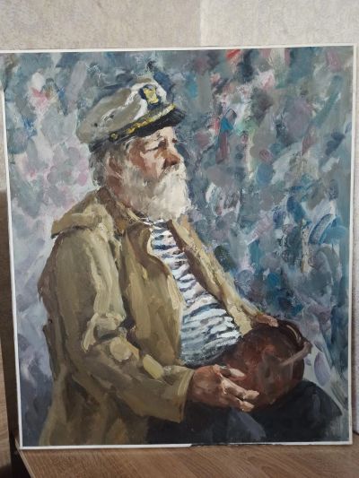 Лот: 19493364. Фото: 1. Картина - Портрет моряка. Картины, рисунки