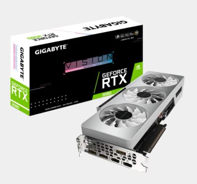 Лот: 17139565. Фото: 1. geforce RTX 3080 vision oc 10g... Видеокарты