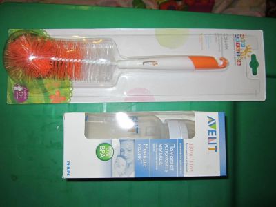 Лот: 3368369. Фото: 1. бутылочка и ёршик для малыша. Всё для кормления