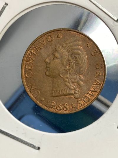 Лот: 19458570. Фото: 1. Доминикана 1 сентаво, 1968. Америка