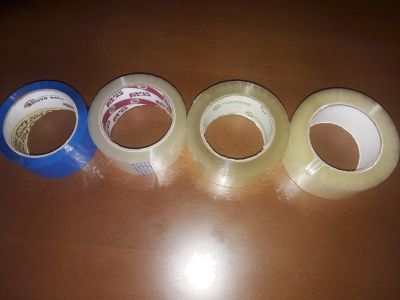 Лот: 16220593. Фото: 1. Скотч прозрачный ( НОВЫЙ). Тара, упаковка