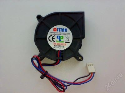 Лот: 264687. Фото: 1. Не большой кулер титан 12V, 3... Системы охлаждения