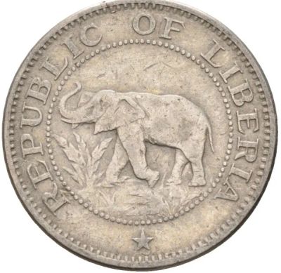 Лот: 18885929. Фото: 1. Либерия 5 центов 1961 R!. Африка